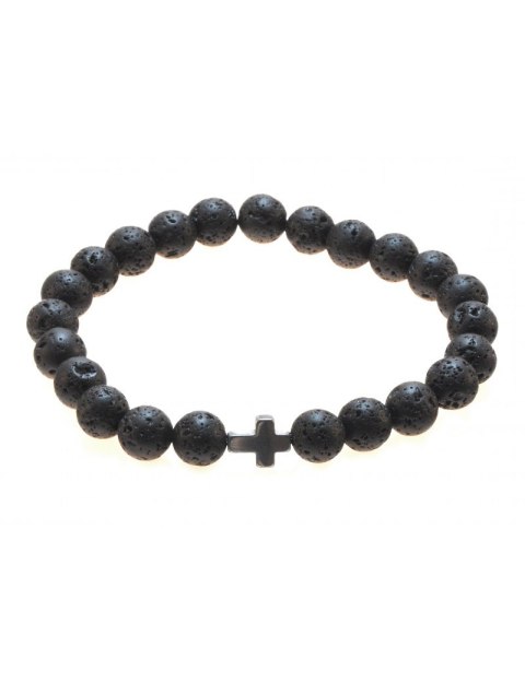 Bransoletka JEFF Lawa krzyż