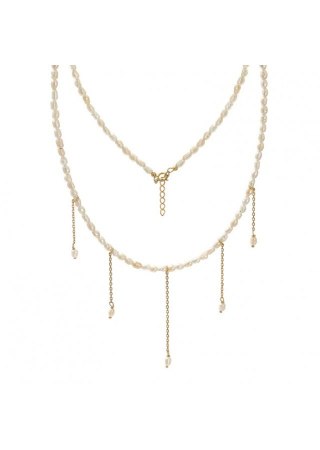 Choker Ślubny Perła 925