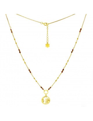 Naszyjnik Ciao Granat 925