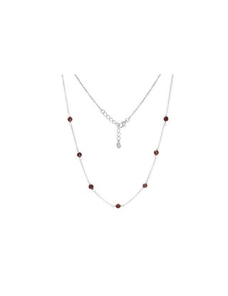 Naszyjnik Granat 925