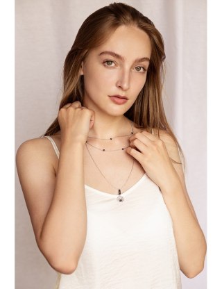 Naszyjnik Jadeit Muszla 925