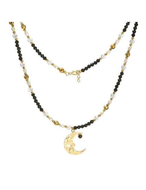 Naszyjnik KSIĘŻYC Perła 925