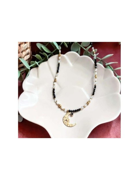 Naszyjnik KSIĘŻYC Perła 925