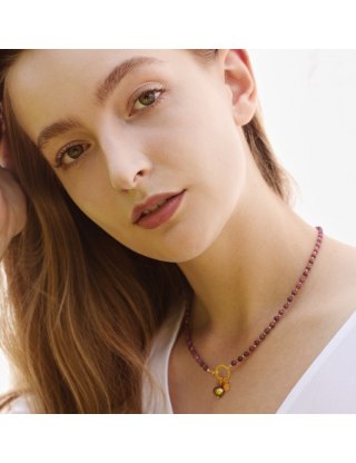 Naszyjnik RUBY Rubin 925