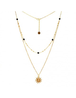 Naszyjnik łańcuszkowy Spinel 925