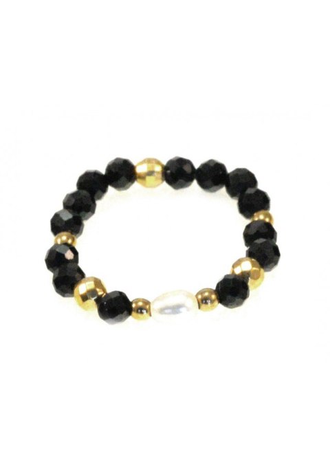 Pierścionek Turmalin Perła 925