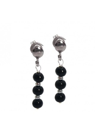 Kolczyki z turmalinem różowym