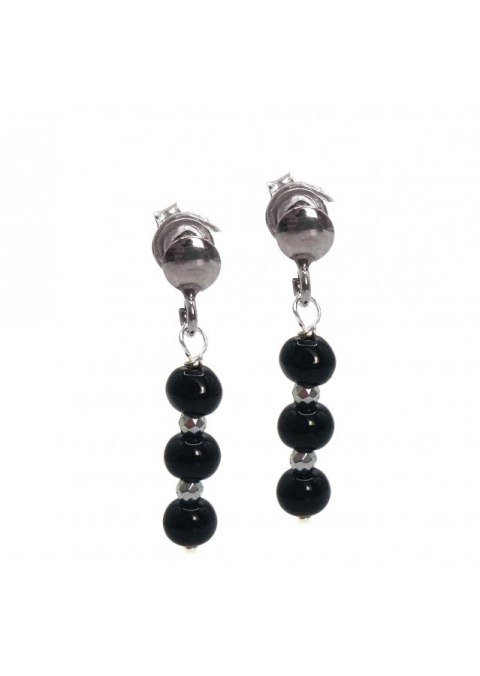 Kolczyki z turmalinem różowym