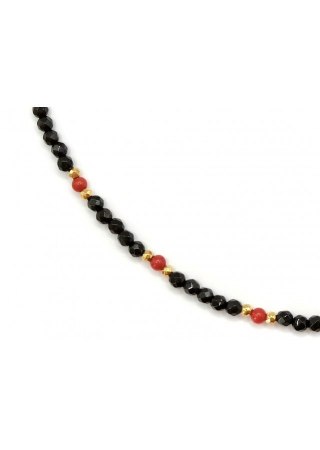 Naszyjnik BLACK&RED 925