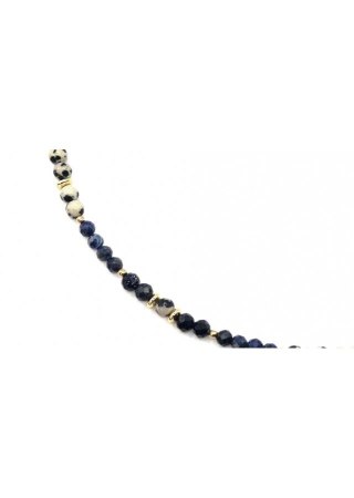 Naszyjnik Jaspis Lapis 925