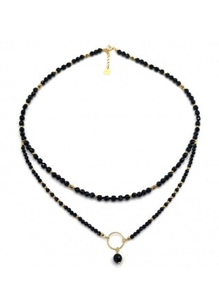 Naszyjnik KASKADA TURMALIN 925