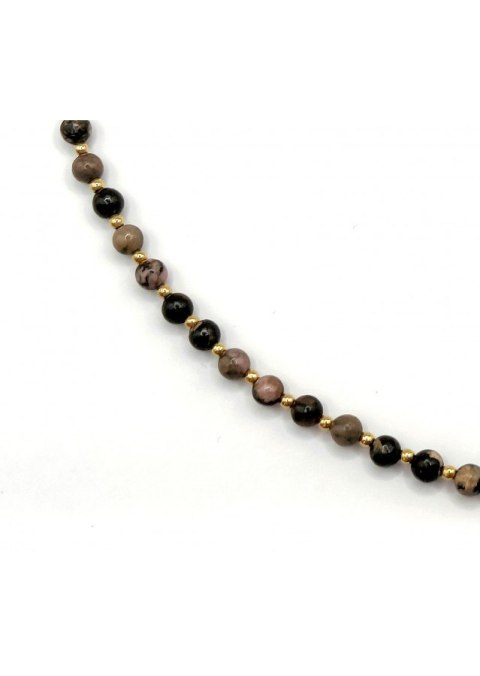 Naszyjnik RODONIT UZDROWIENIE 925