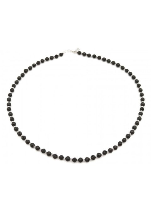 Naszyjnik UNISEX LAWA HEMATYT 925