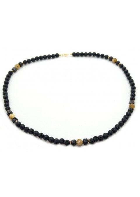 Naszyjnik Unisex Bursztyn 925