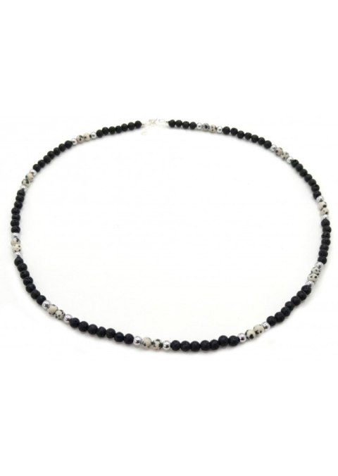 Naszyjnik Unisex Jaspis 925