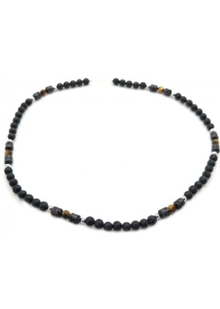 Naszyjnik męski Tygrysie oko