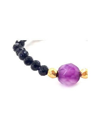 Pierścionek Ametyst Spokój 925