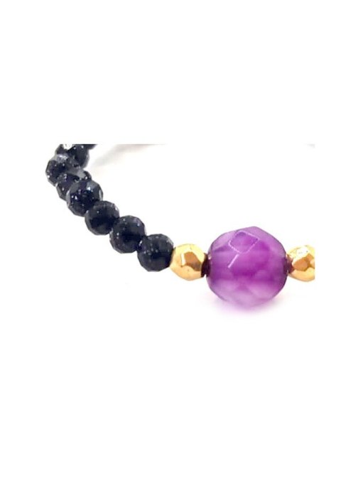 Pierścionek Ametyst Spokój 925