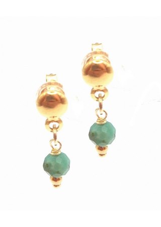 Kolczyki z turkusem