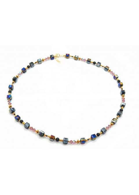 Naszyjnik Kryształki 925