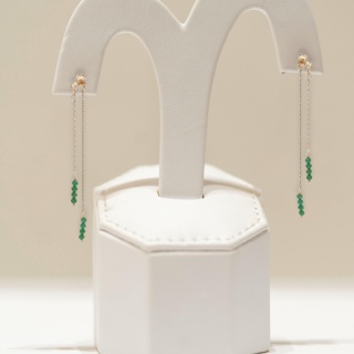 Kolczyki z kocim okiem