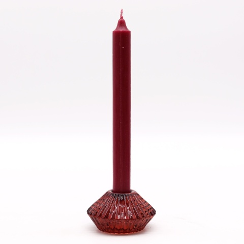 Świecznik dwustronny w kształcie kwiatu