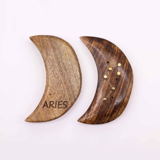 Baran - podstawka na kadzidełka z grawerem znaku zodiaku