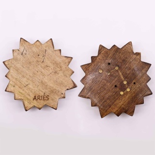 Baran - podstawka na kadzidełka z grawerem znaku zodiaku