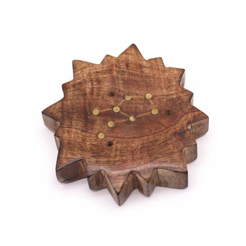 Koziorożec - podstawka na kadzidełka z grawerem znaku zodiaku