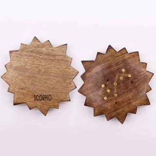 Skorpion - podstawka na kadzidełka z grawerem znaku zodiaku