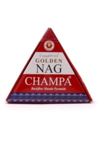 Kadzidełka Backflow Jumbo Golden Nag - Champa