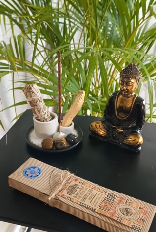 Zestaw upominkowy:Kącik medytacyjny "Budda"