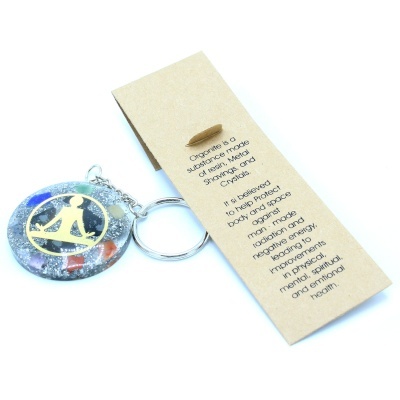 Brelok z Orgonitem - Budda - 7 Czakr