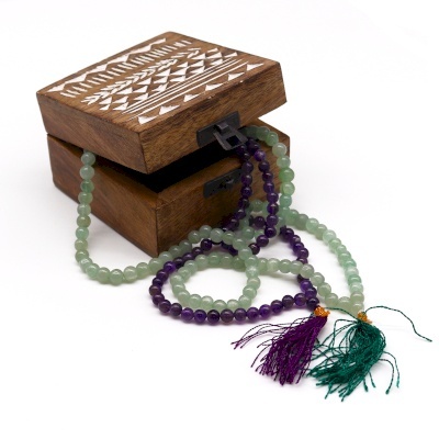 Buddyjski Różaniec - Ametyst