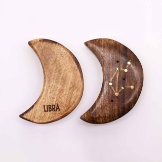 Waga - podstawka na kadzidełka z grawerem znaku zodiaku