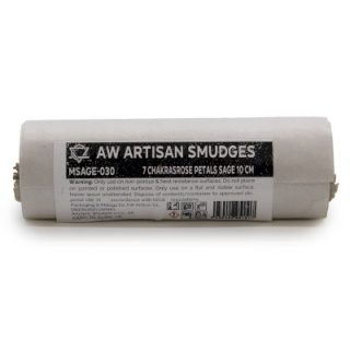 Kadzidło w Pęczku - 7 Czakr Szałwia i Płatki Róży 10 cm (Czakra)