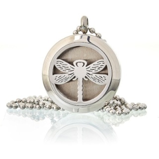 Naszyjnik aromaterapeutyczny z motywem ważki