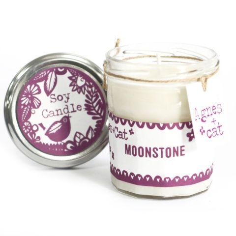 Świeczka sojowa o zapachu Moonstone