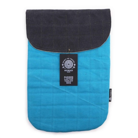 Wyściełane Etui na Laptopa - Niebieskie